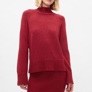Gap CashSoft Turtleneck Sweater Red size large tall